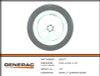 Generac 0H0377 7" Diameter 3250W Wheel