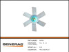 Generac 0E1936 Cooling Fan for Generator with specs