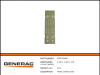 Generac 0C2237 Genuine OEM Plastic Contact Cover