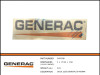 Generac 0H2159B Logo Decal