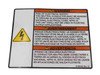 Decal Caution Elec Shock Sm