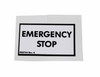 Decal Emergency Stop