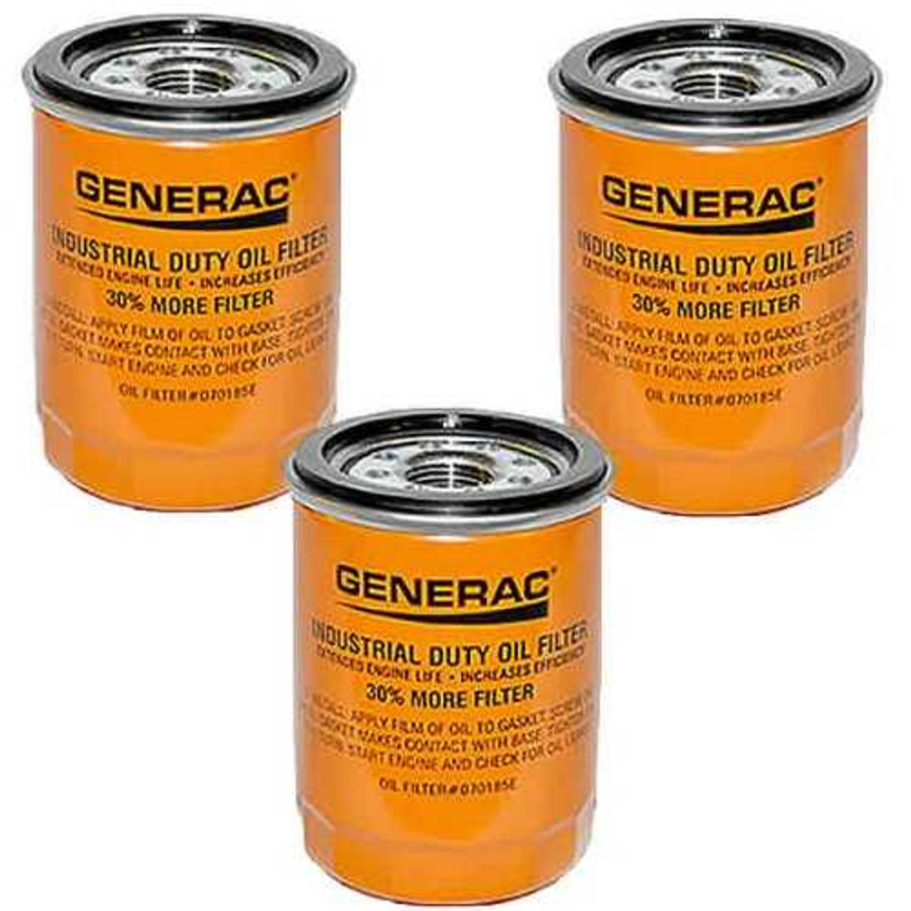 Generac 0K06950SRV Oil Filters Pack of Three