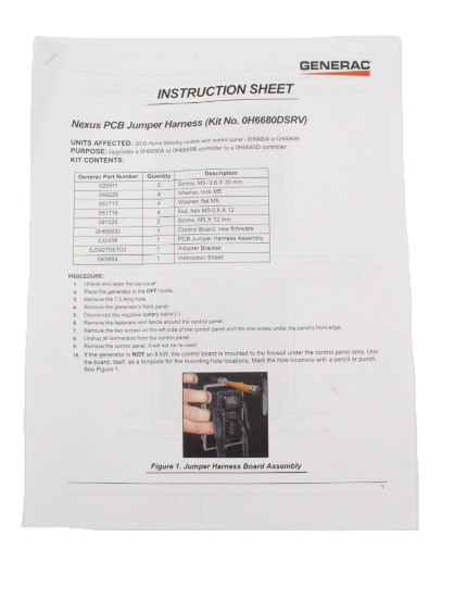 Nexus Jumper Hrnss Inst Sheet