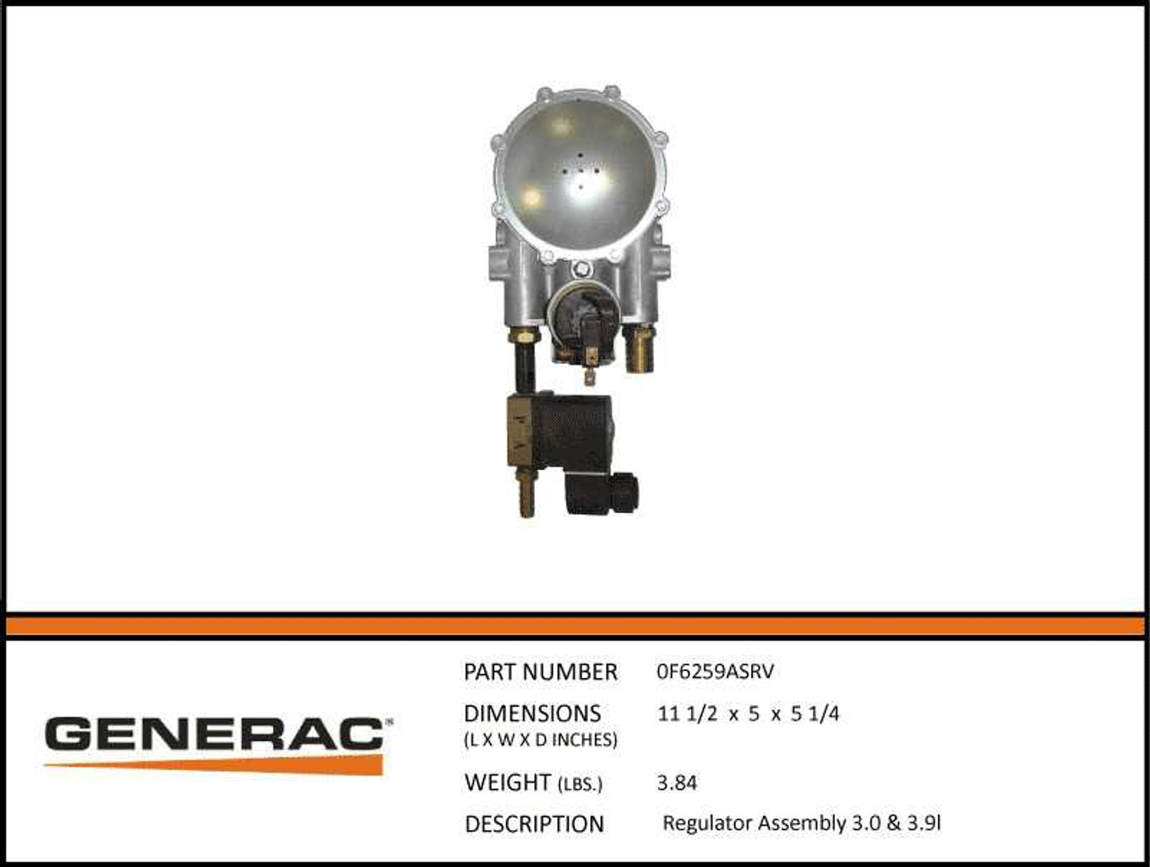 Generac 0F6259ASRV