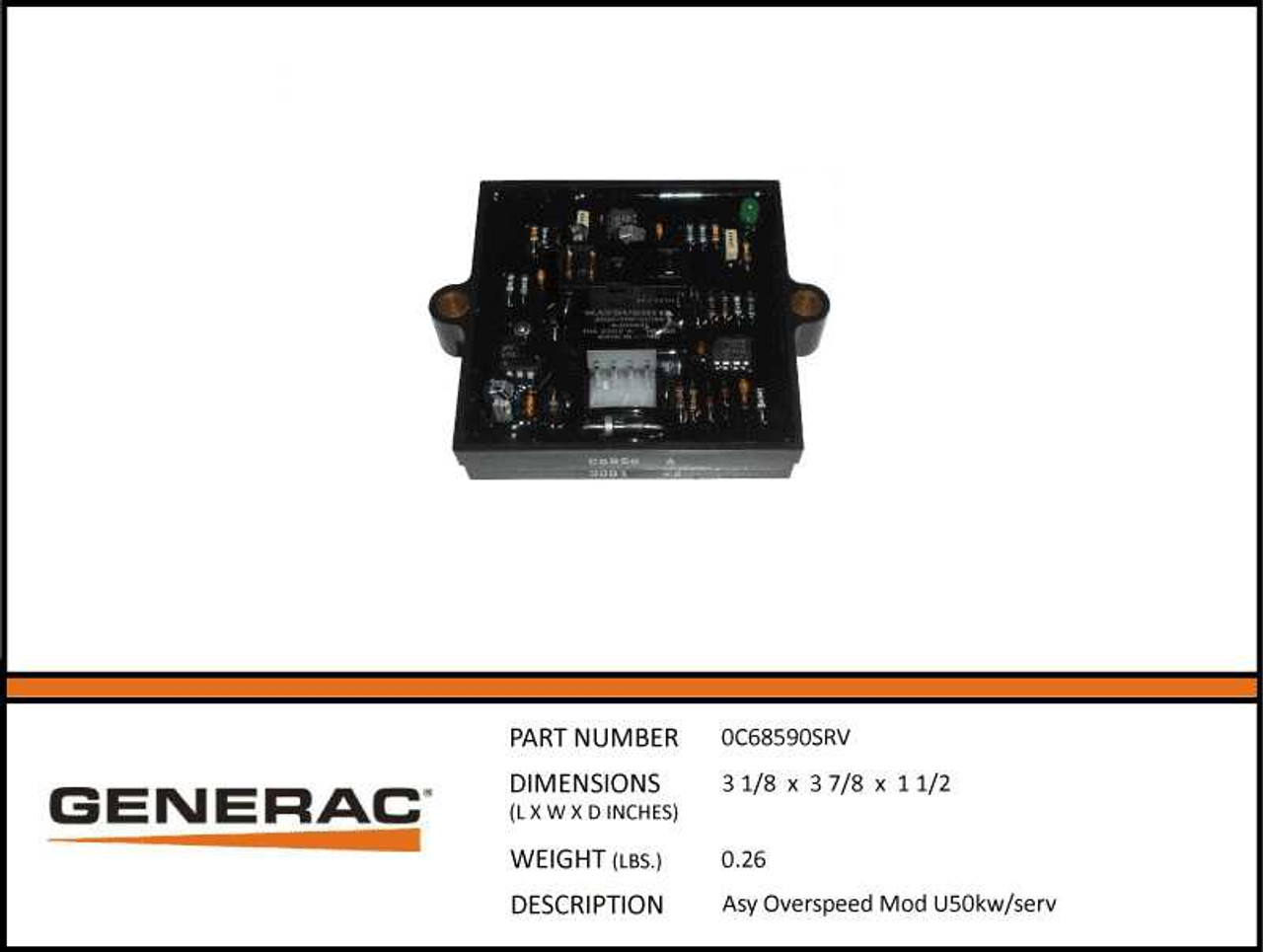 Generac 0C68590SRV