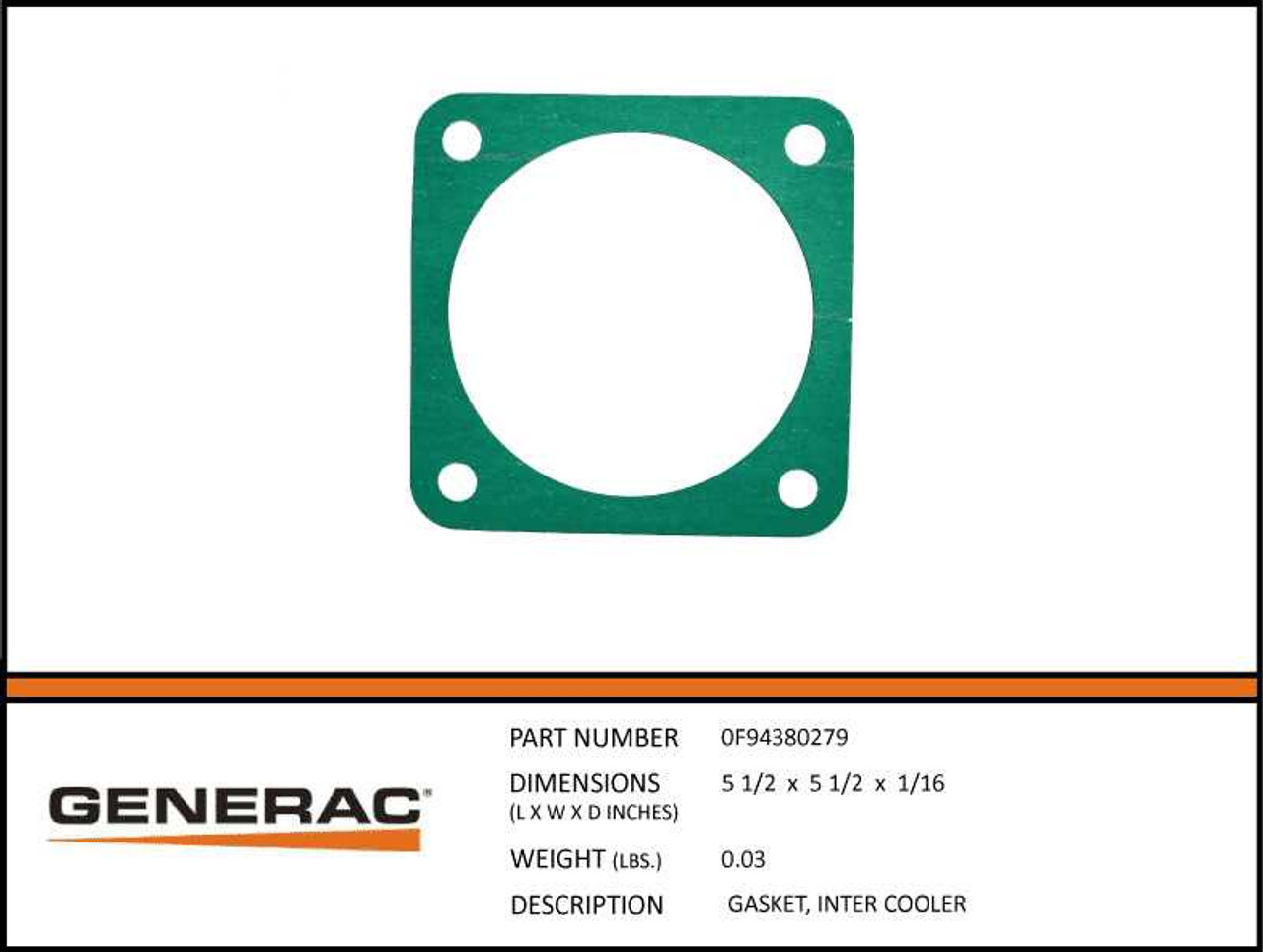 Generac 0F94380279