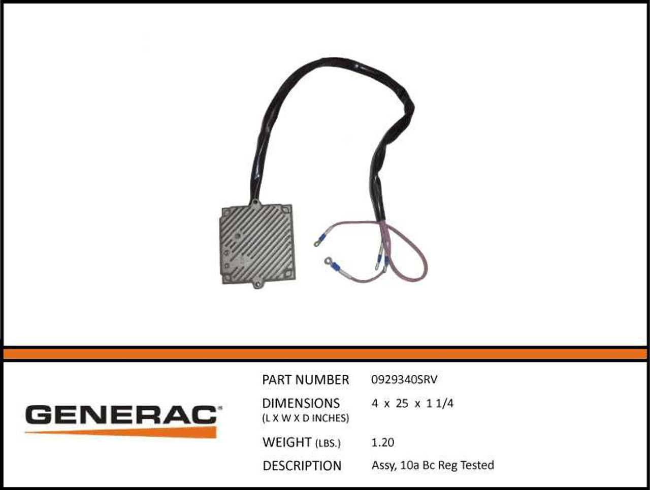 Generac 0929340SRV