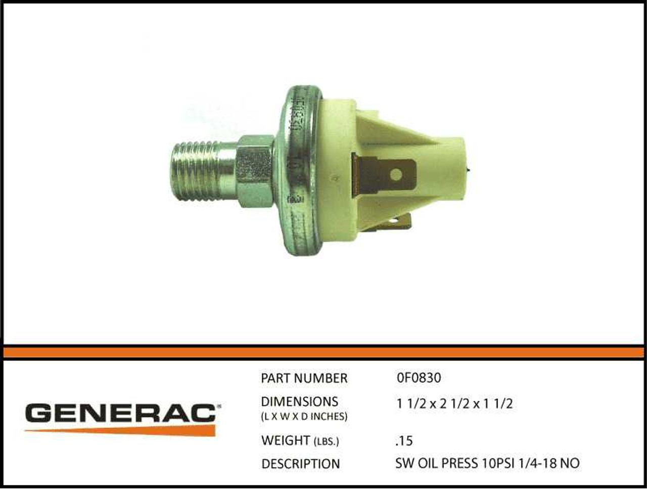 Generac 0F0830