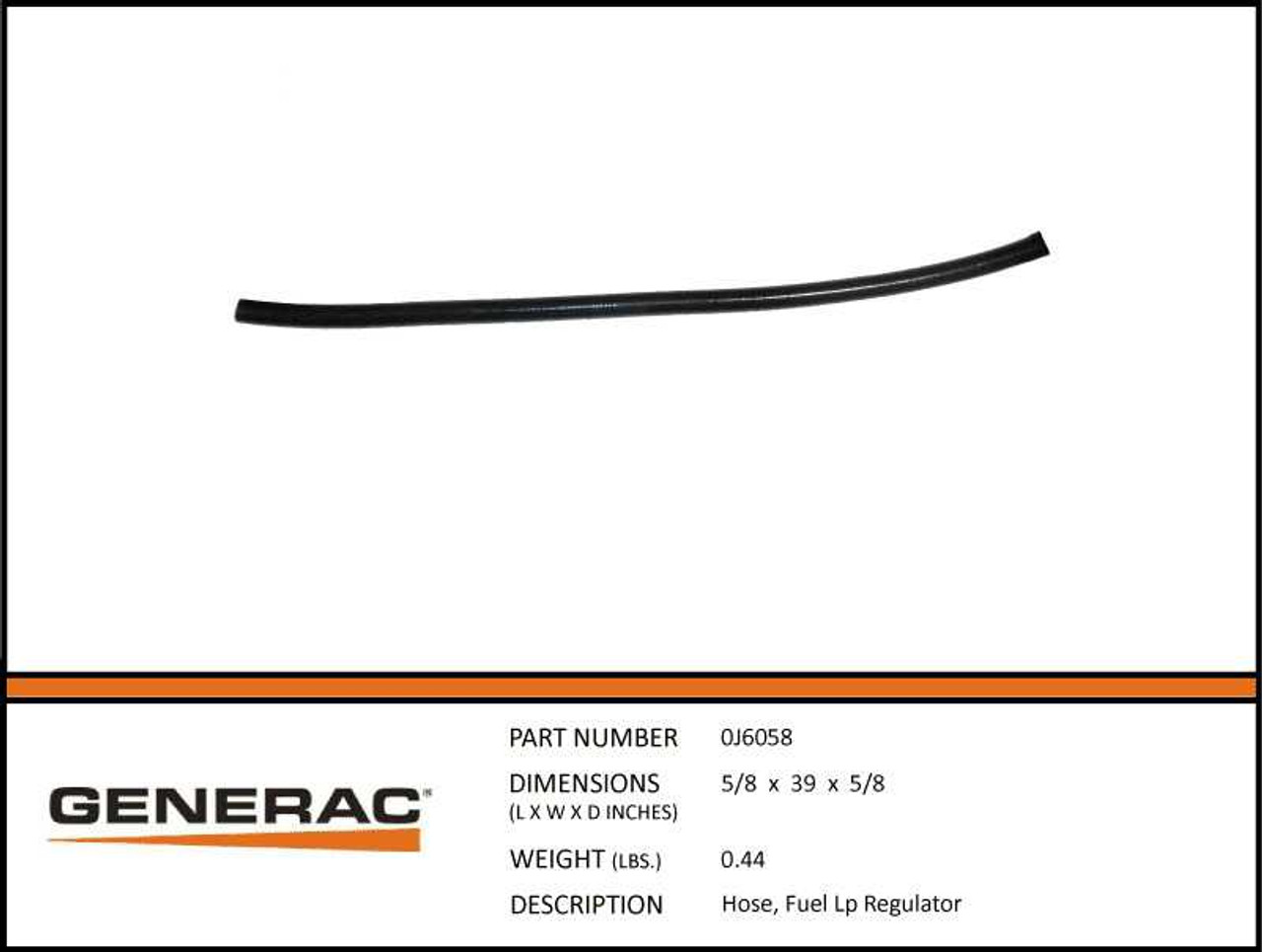 Generac 0J6058 List View