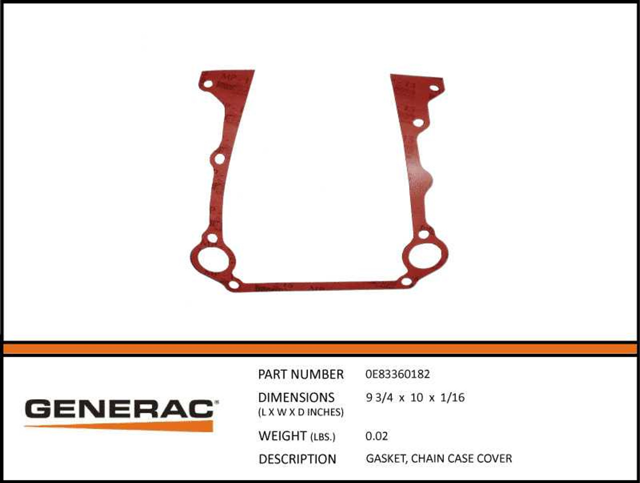 Generac 0E83360182