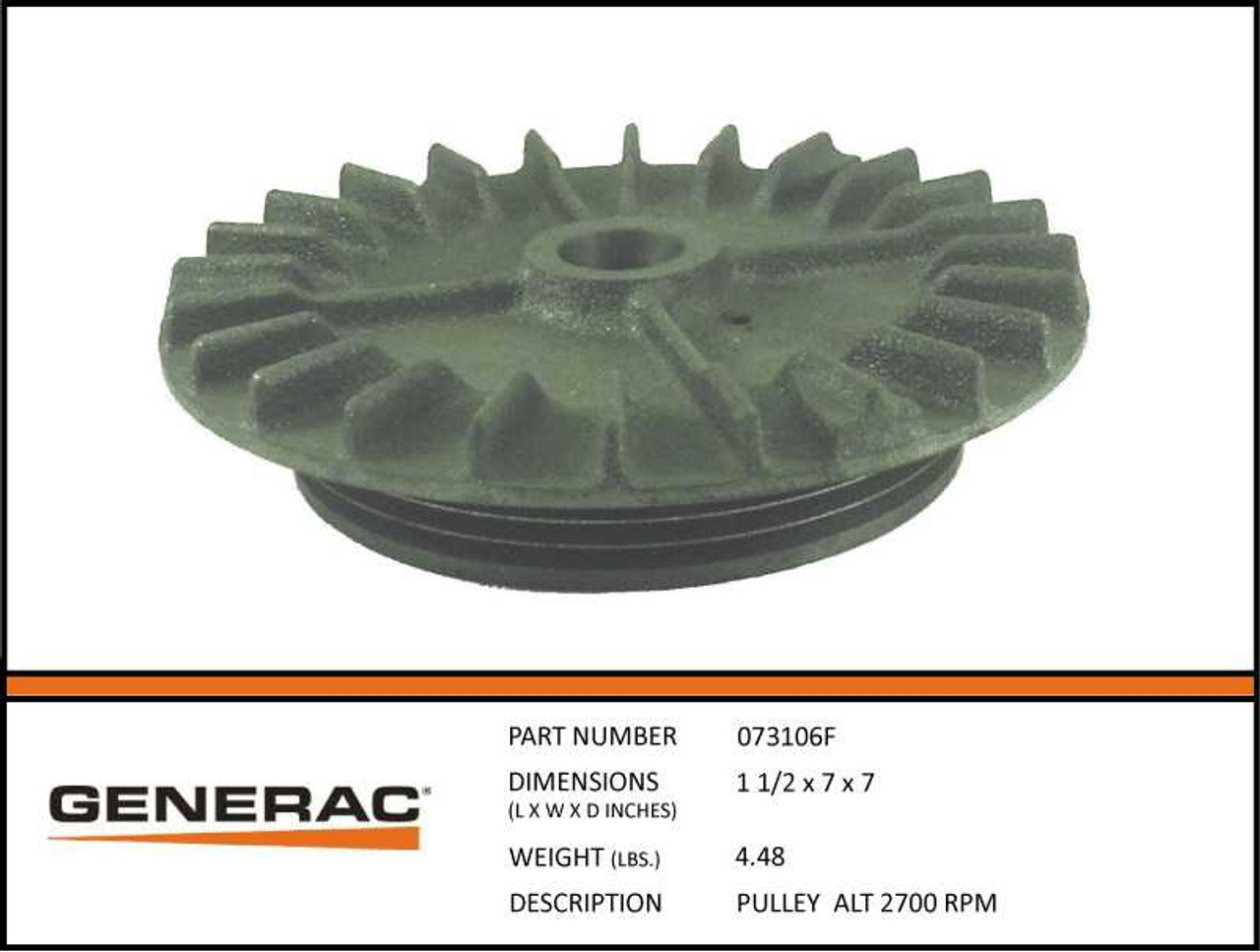 Generac 073106F