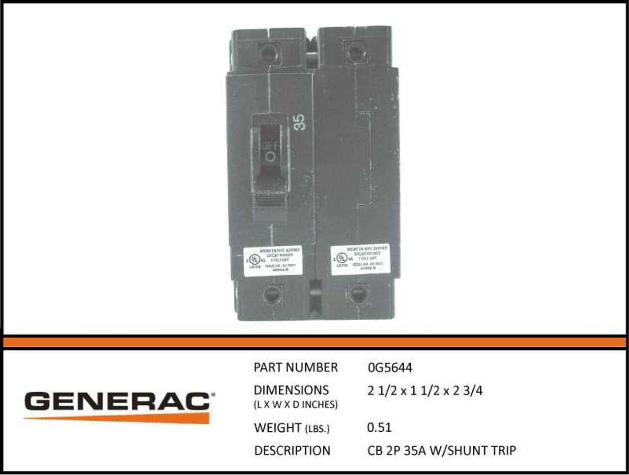 Generac 0G5644