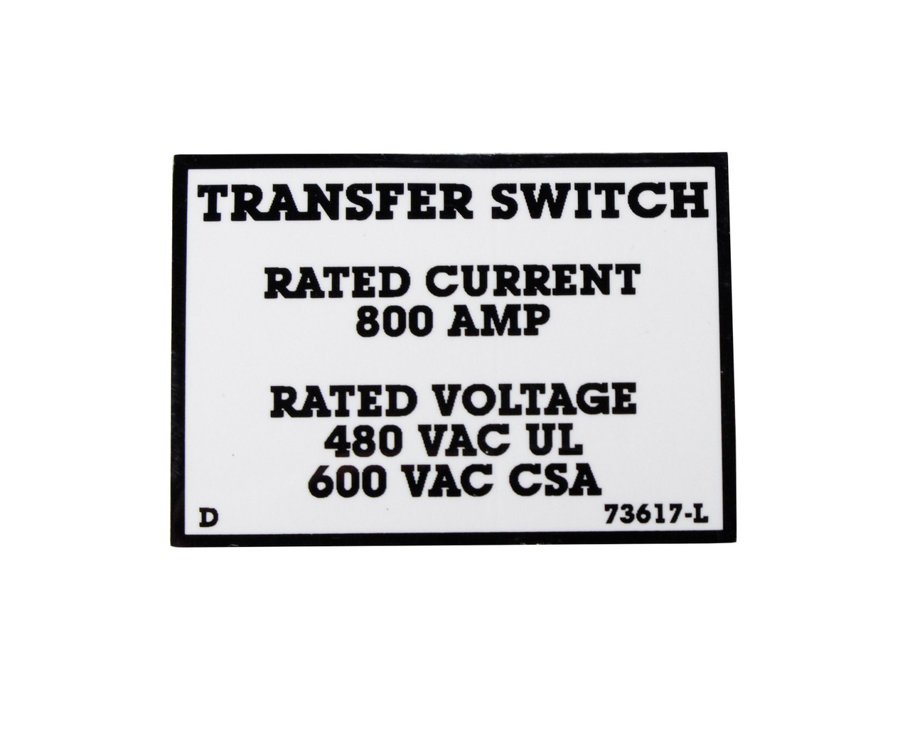 Decal Tran Sw 800 Wn