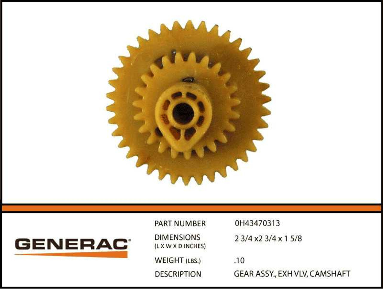 Generac 0H43470313