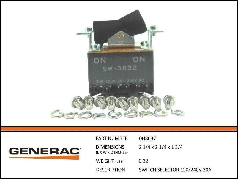 Generac 0H8037