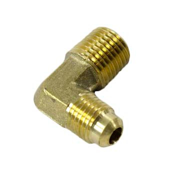 Fitting 90 D 7/16 Fl X1/4 Npt Brs