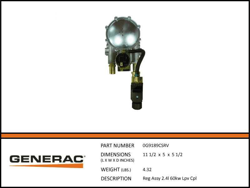 Generac 0G9189CSRV