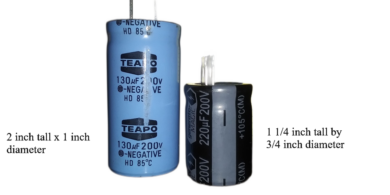 Powermate 34819.01 Capacitor comparison