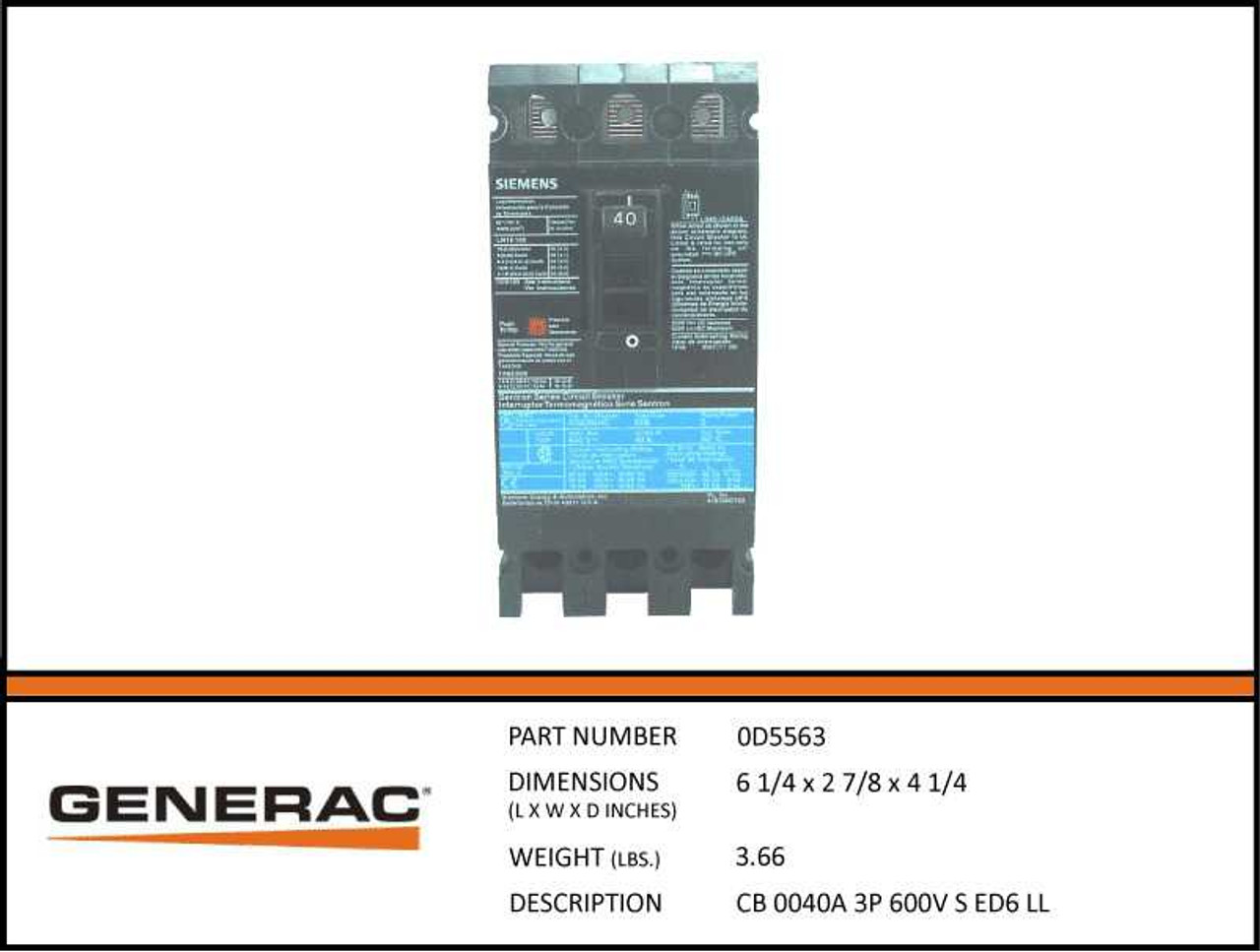 Generac 0D5563