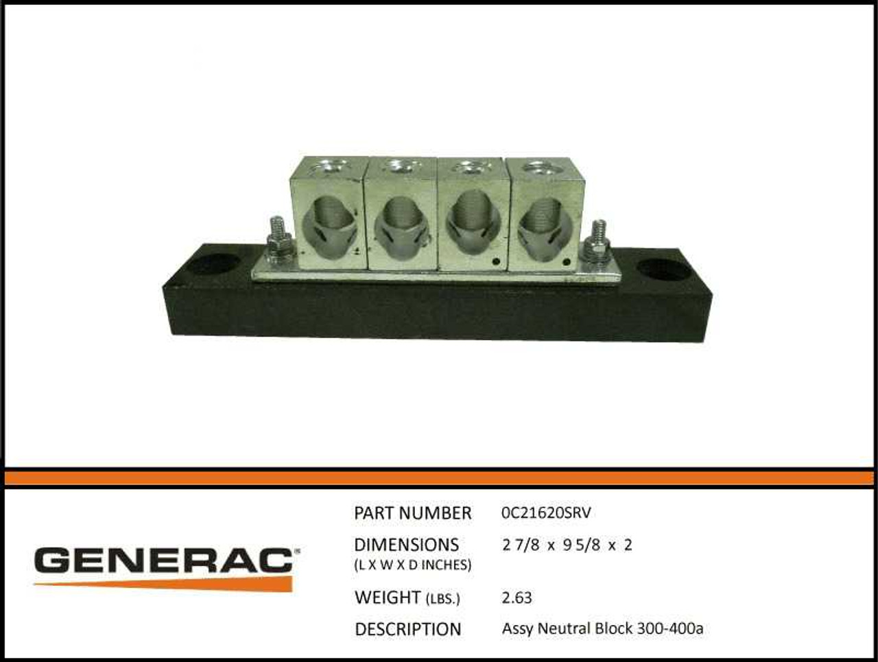 Generac 0C21620SRV