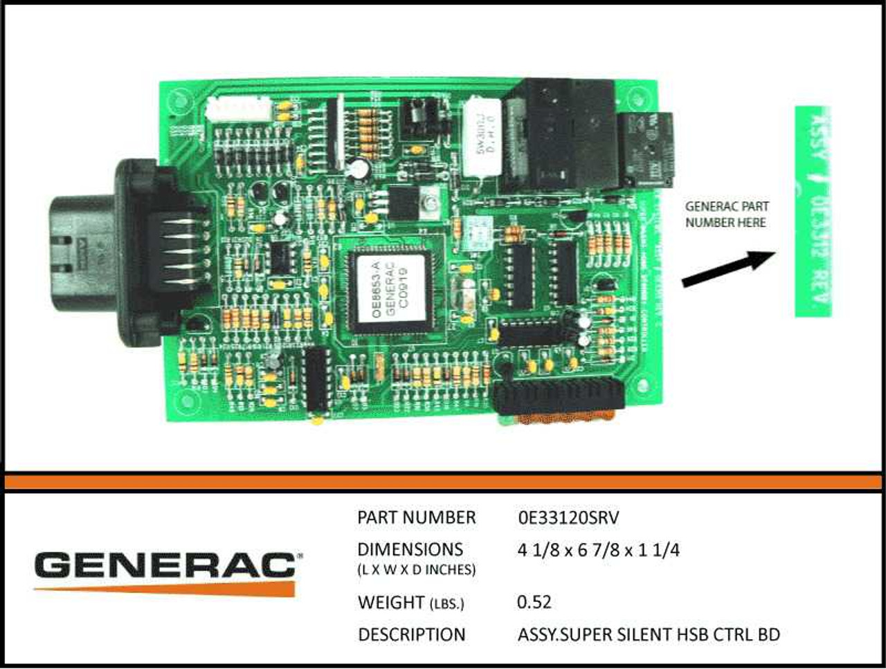 Generac 0E33120SRV