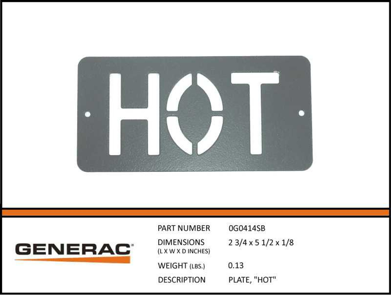 Generac 0G0414SB