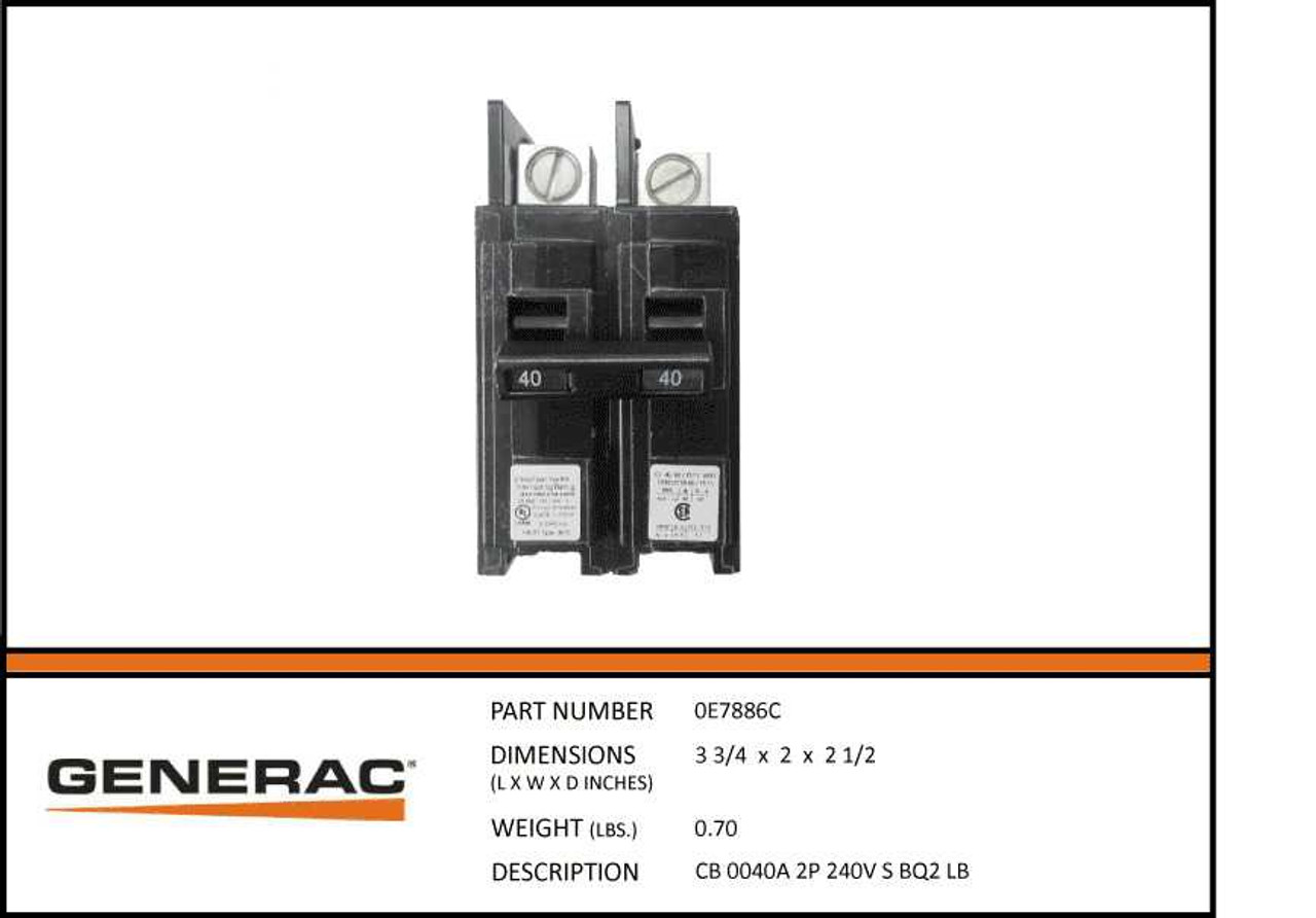 Generac 0E7886C