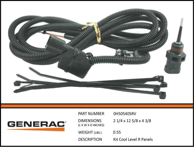 Generac 0H50540SRV Cool Level R Panels Kit for Generator