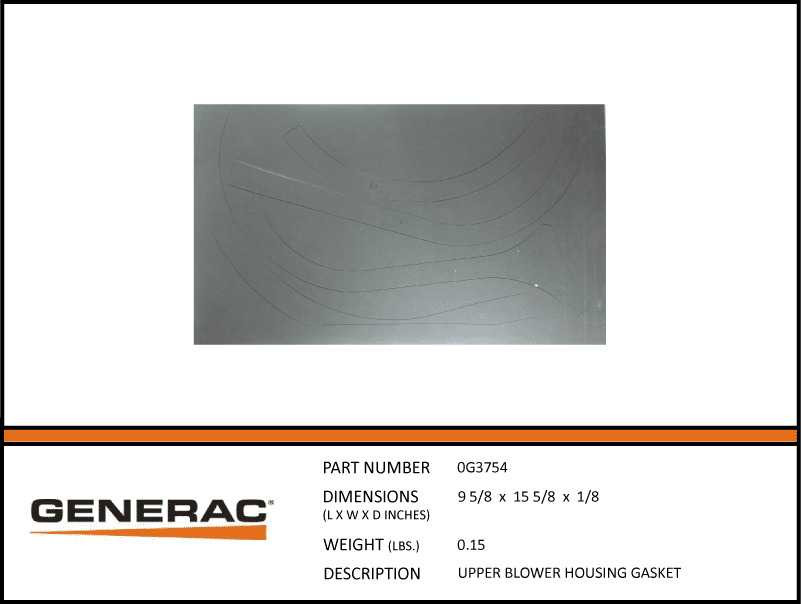 Generac 0G3754
