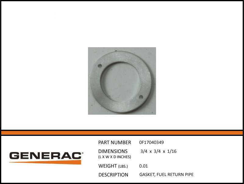 Generac 0F17040349