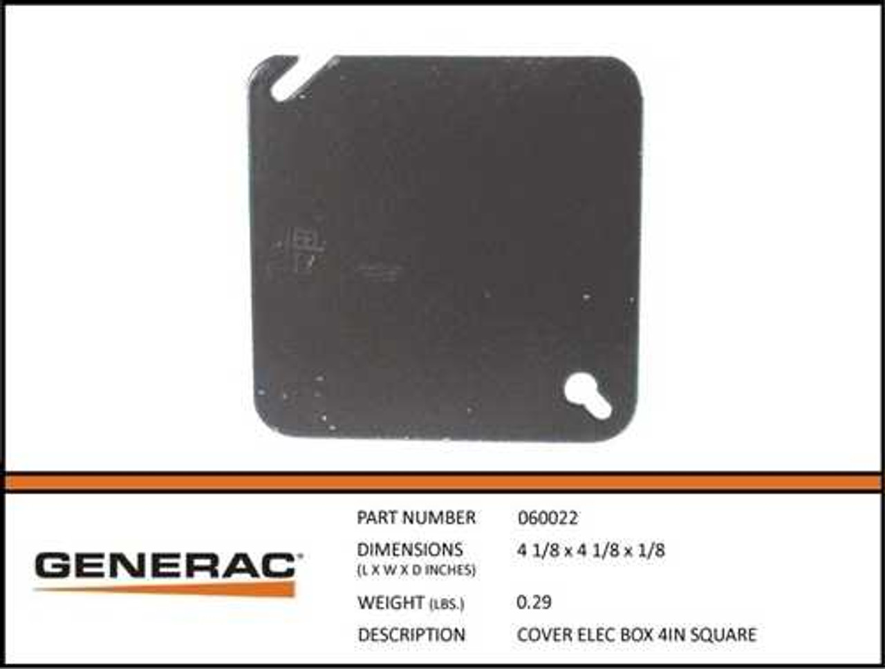 Generac Guardian Box Cover for Generator with Specs