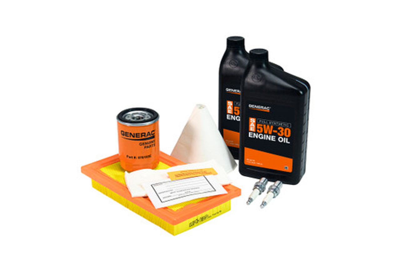 Generac Maintenance Kit with Proprietary 5W-30 Synthetic Oil