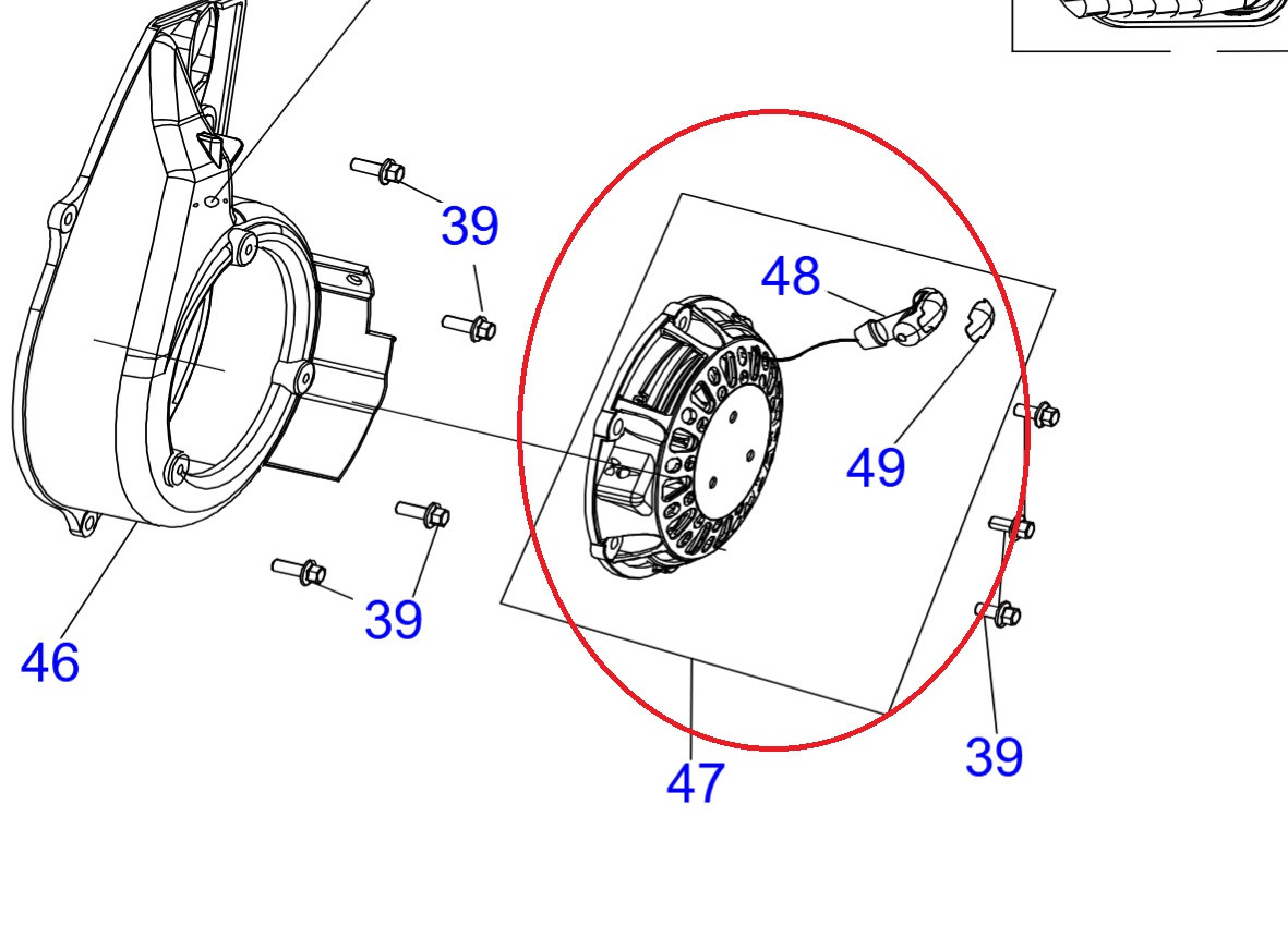 Generac A0002089653  Recoil Starter