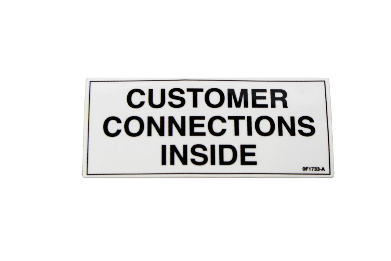 Decal Customer Connect Inside
