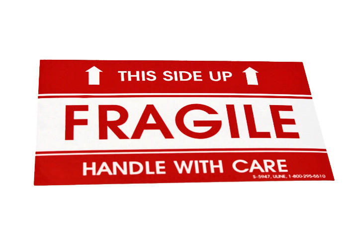 Decal This Side Up/Fragile 3 X5