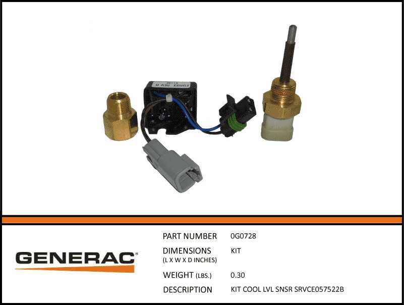 Generac 0G0728 Coolant Level Sensor Kit | Generator Magic