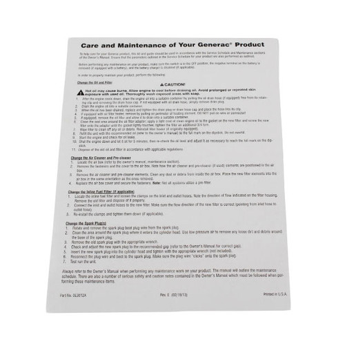 Instruction Sheet For Sm Kits