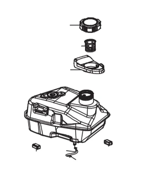 Generac A0002065437 Fuel Tank Assembly