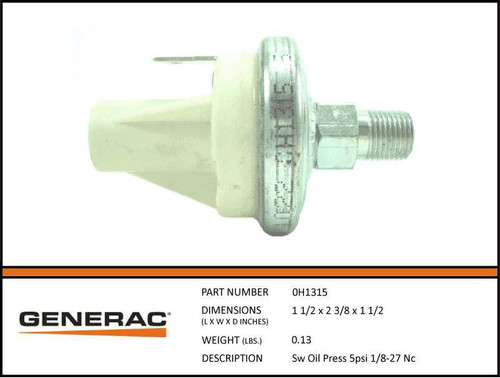 Generac 0H1315