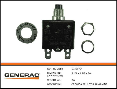 Generac 075207D