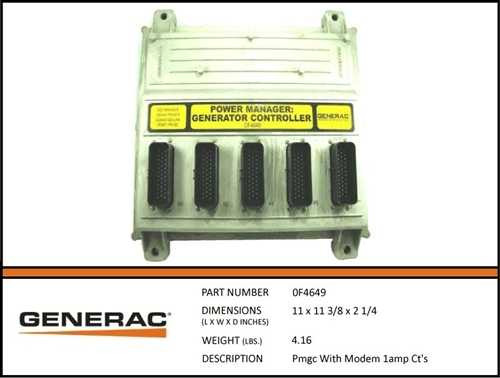 Generac 0F46490SRV