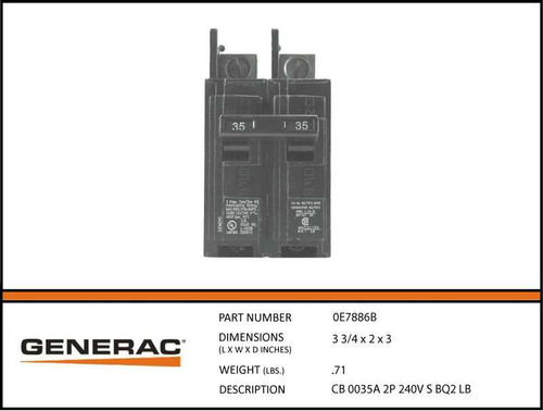 Generac 0E7886B