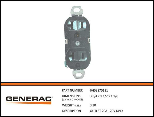 Generac 0H03870111