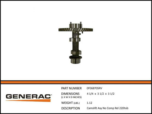 Generac 0F06870SRV