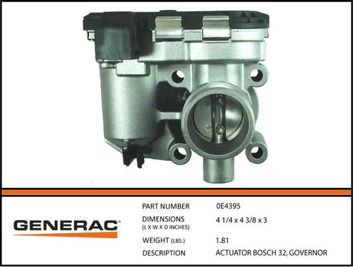 Generac 0E4395 Actuator Bosch 32 Governor