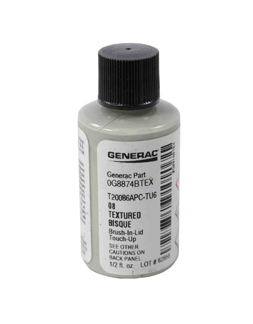 Bottle of Generac 0G8874BTEX Touch Up Text Bisque Bottle of Generac 0G8874BTEX Touch Up Text Bisque