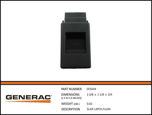 Generac 0C5644 Flush Side Latch