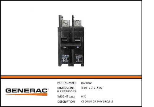 Generac 0E7886D