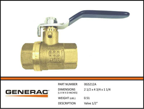 Generac 0G5212A